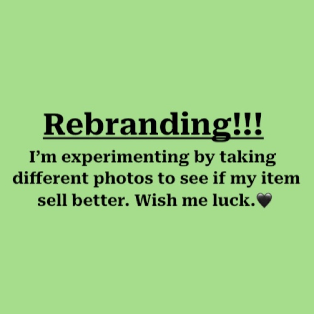 COPY - Rebranding the image for my page……